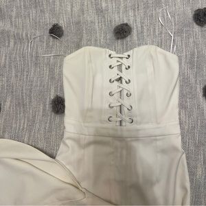 Runaway The Label Midi white dress